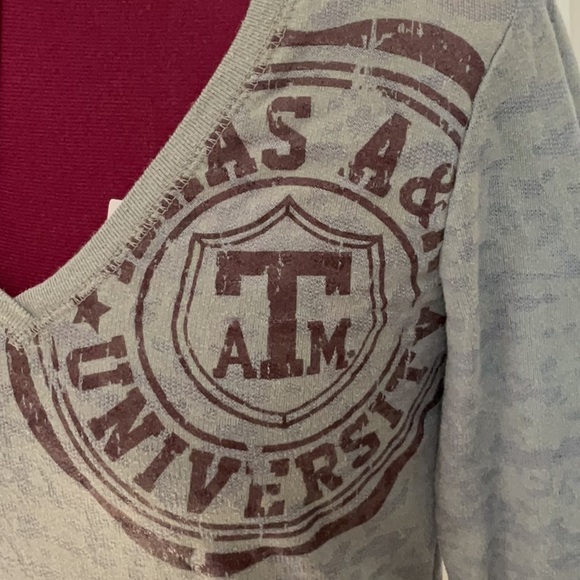 Adidas Brand Texas A&M Gray Long Sleeve Shirt - Picture 3 of 6